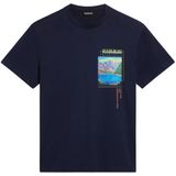 Napapijri - Canada - T-shirt - Katoen - Zwart