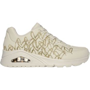 Damestrainers Skechers JGoldcrown Uno-Golden Heart