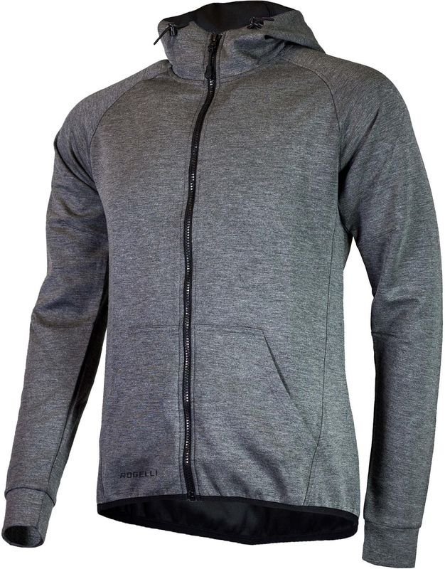Rogelli Training Hoodie Met Rits - Heren - Grijs - Maat S