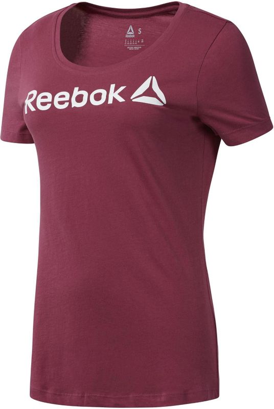 Reebok - Linear Read Scoop Neck - T-shirt - Medium Grey Heather
