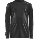 Craft Rush Running Longsleeve Kinderen - Zwart | Maat: 122/128