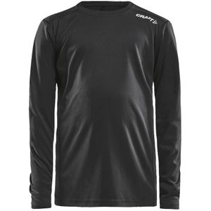 Craft Rush Running Longsleeve Kinderen - Zwart | Maat: 122/128