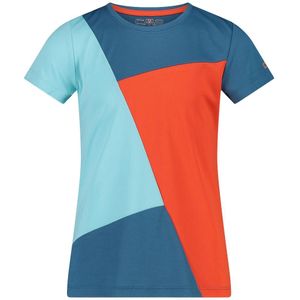 CMP - Kleurblok T-shirt - Piqué Stof - Meisjes