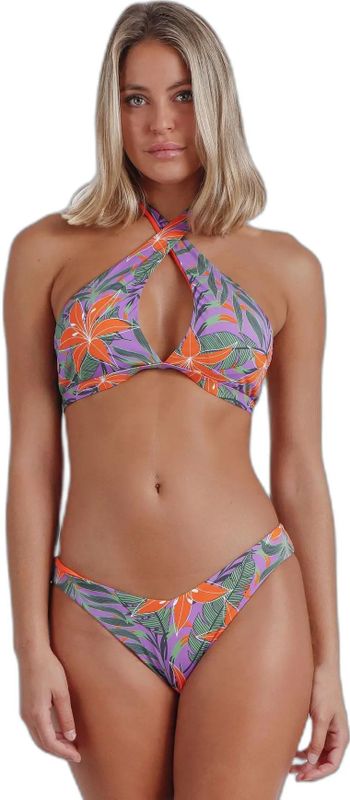 Admas - Halterbikini - Jungle Mauve - Twee-delig Badpak voor Dames