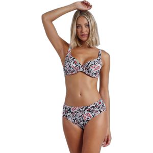 Admas - Cachemire - Dames Badpak - Zwart - Twee-delig