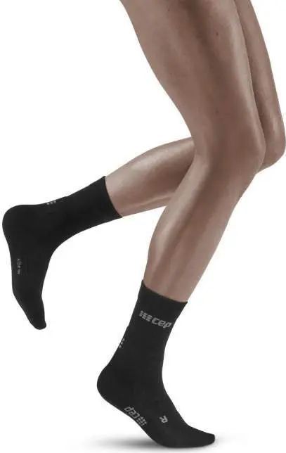 CEP - Cold Weather Mid Cut Socks - Damescompressiesokken - Merinowol