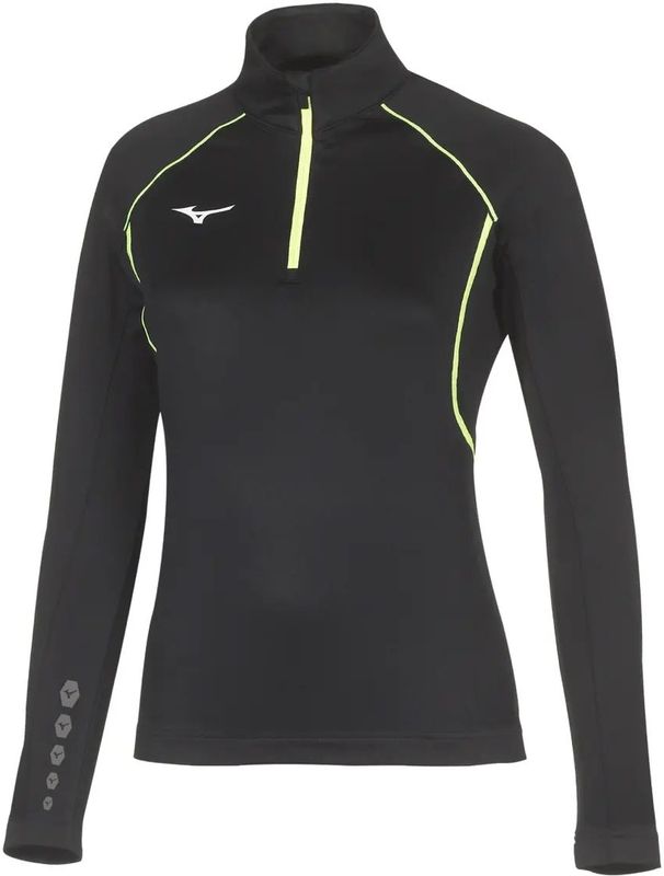 Mizuno - JPN - Sweatshirt - Dames - Fluorescerende Prints - 1/2 ZIP