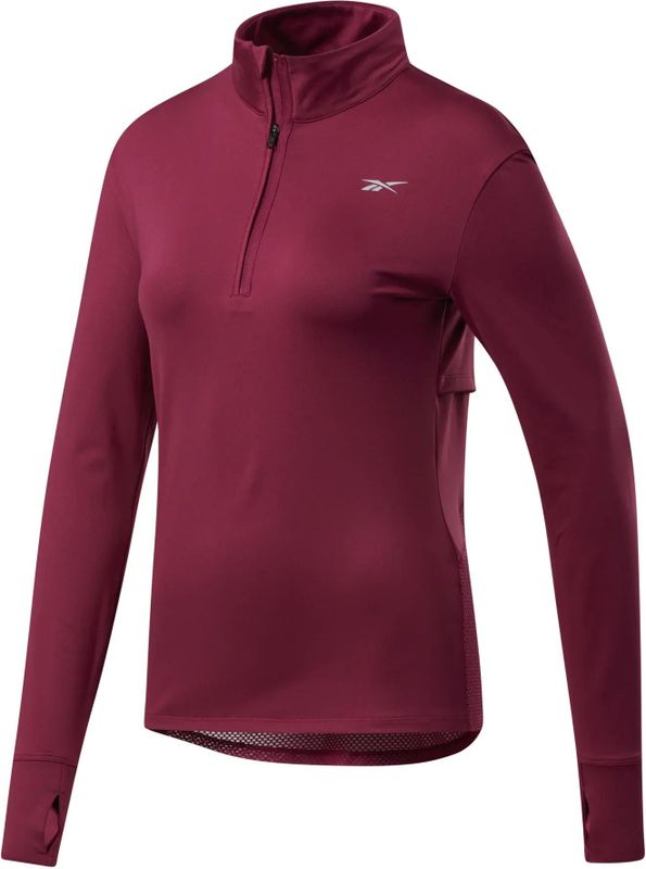 Reebok - Speedwick - Sweatshirt - Zwart - Dames - 1/4 Zip