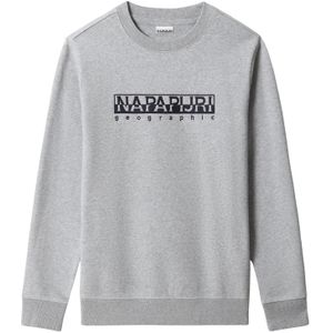 Napapijri - Sweatshirt - Grijs - Katoen - 90% Katoen, Polyester