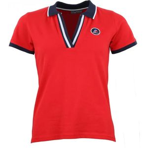 Peak Mountain - Damespolo - Asfalt - Katoen/Elastaan