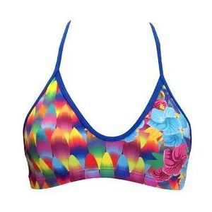 Turbo - Surf And Flower Pattern Mare - Zwemkleding Top - Dames