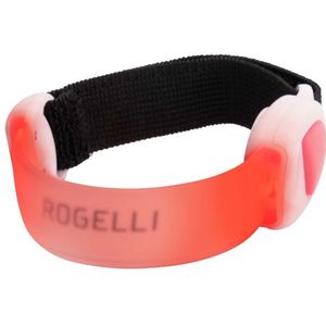 Rogelli Reflecterende LED Sportarmband - Hardloopverlichting - Wandel Armband - Rood - One Size