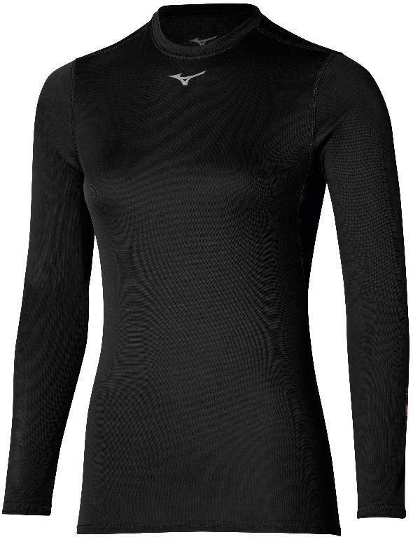 Damestrui met lange mouwen en ronde hals Mizuno Breath Thermo Mid Weight