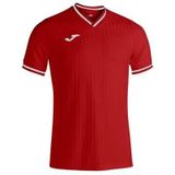 Joma - Toletum III - T-shirt - Korte Mouwen - V-hals - Verticaal Gestreept - 100% Gerecycleerd Polyester
