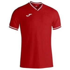 Joma - Toletum III - T-shirt - Korte Mouwen - V-hals - Verticaal Gestreept - 100% Gerecycleerd Polyester