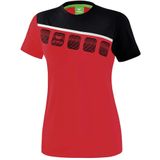 Erima - 5-C - T-shirt - Lichte Stof - Voor Vrouwen