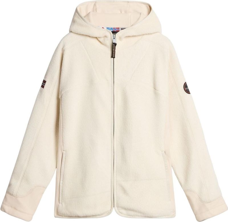 Napapijri Yupik - Fleece Sweater - Dames - Met Capuchon - Ritssluiting - 100% Gerecycled Polyester