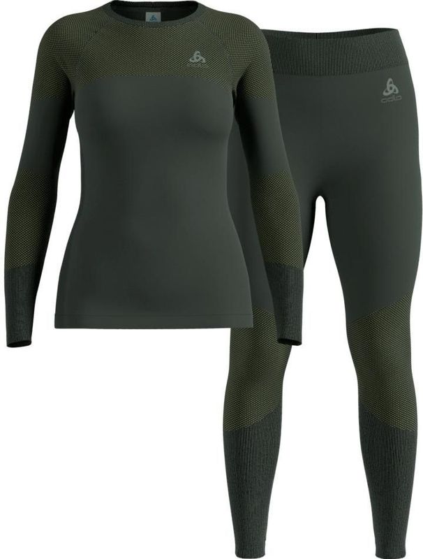 Set van top en legging voor dames Odlo Fundamentals Performance Warm