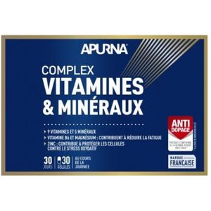 Apurna - Vitaminen en Mineralen - Voedingssupplement - Verpakking van 30 Gels
