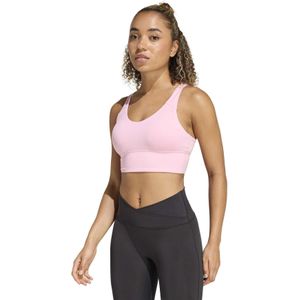 adidas - Studio All Me 3-Stripes - Sportbeha - Zwart - Middelmatige Ondersteuning