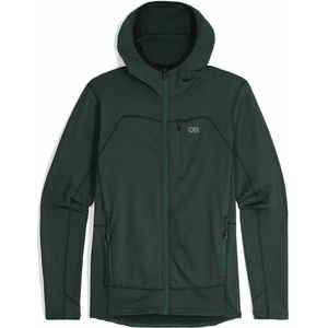 Full zip fleece hoodie Outdoor Research Vigor Grid