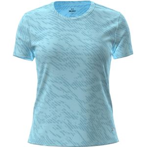 Under Armour - Launch Camo - T-shirt - Blauw - Korte Mouwen