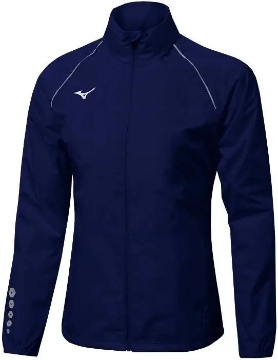 Mizuno - Osaka Wind - Windjack - Zwart - Winddicht, Opvouwbare Kap