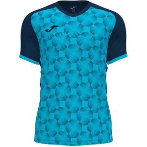 Joma - Supernova III - T-shirt - Navy Fluor Turquoise - Korte Mouwen