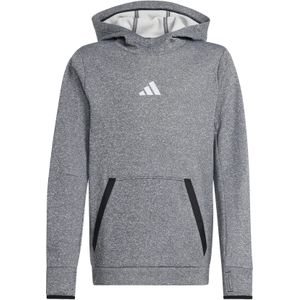 adidas - Junior Hoodie - Fleece - AEROREADY - Reflecterend 3-streeplogo