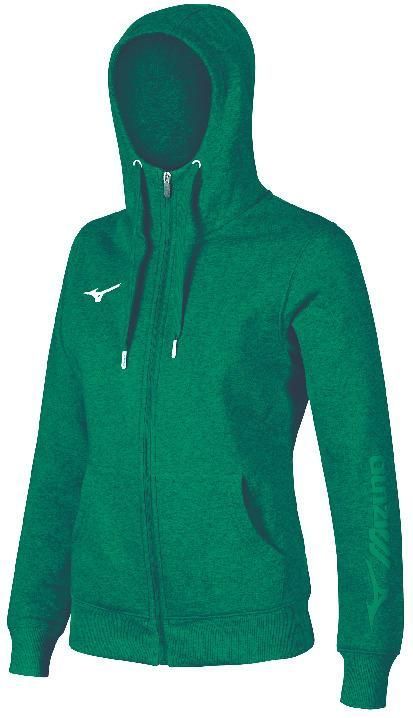 Mizuno - Team Miz - Damescapuchon met Volledige Rits - Hoodie
