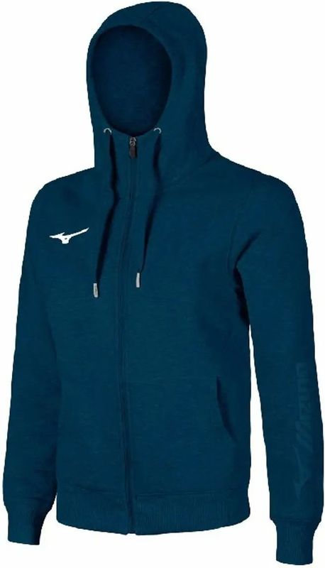 Mizuno - Fullzip - Hooded Sweatshirt - Voor Mannen - Fitness