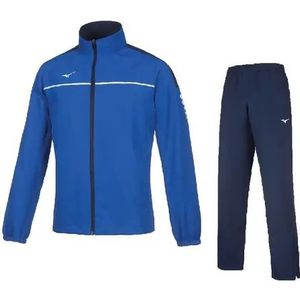 Mizuno - Team Tokyo - Trainingspak - Zwart/Navy Blauw - Voor Kinderen