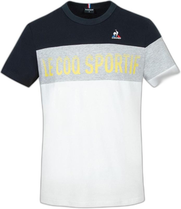 Le Coq Sportif - Saison 2 N°1 - T-shirt - Unisex - Korte Mouwen - 100% Katoen
