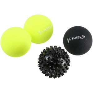 HMS BLS01 - Massageballen - Set van 3 - Silicone - 6 cm en 6,5 cm