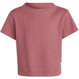 Los geweven T-shirt voor meisjes adidas Lounge Waffle