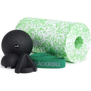 Blackroll - Massage Kit - Zwart - 3 Accessoires voor Rugondersteuning