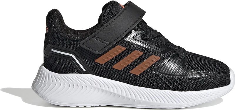 adidas - Run Falcon 2.0 I - Kinderschoenen - Zwart - Textiel - Vetersluiting met Klittenband