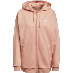 adidas - Essentials Small Logo Full-Zip - Damesjas - Fleece