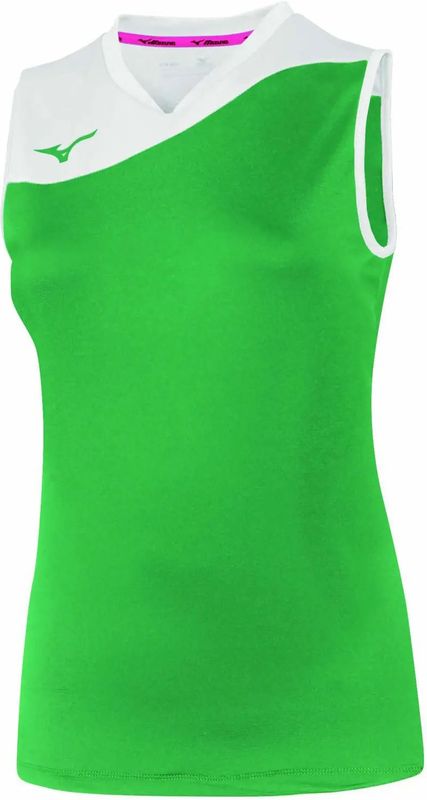 Mizuno - Authentic Myou - T-shirt - Marineblauw/Wit - Fitness