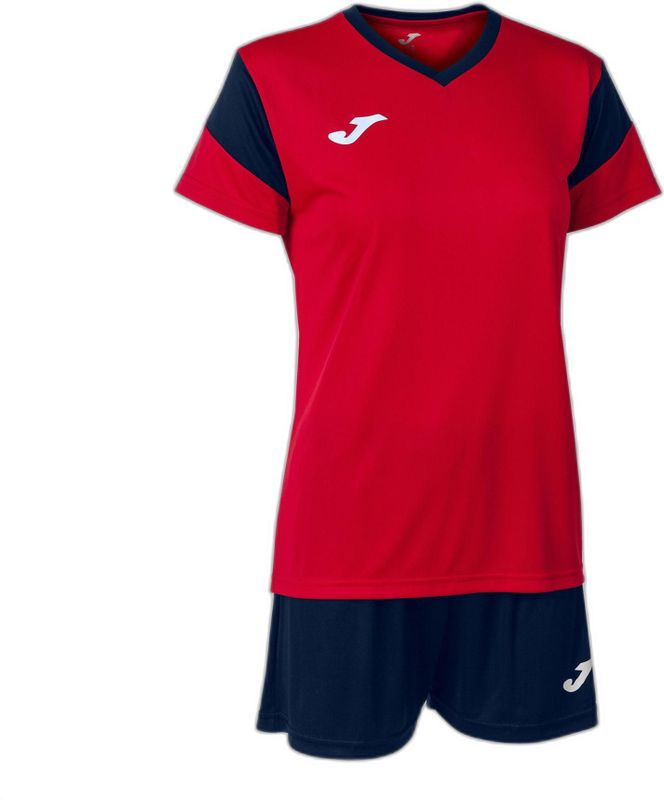 Joma - Phoenix - Damesset - Jersey en Short - Korte Mouwen - 100% Polyester