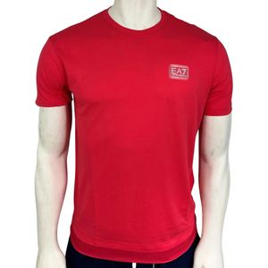 EA7 Emporio Armani - T-shirt - Zwart - 100% Katoen