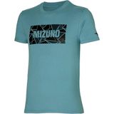 Mizuno - Athletic - Dames T-shirt - Sportieve Stijl - Zacht Katoen