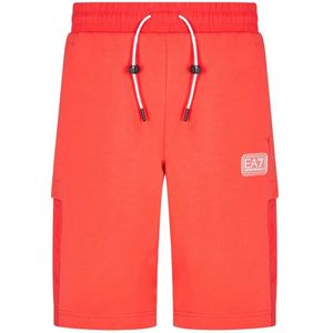 EA7 Emporio Armani - Bermuda - Zwart - Katoen