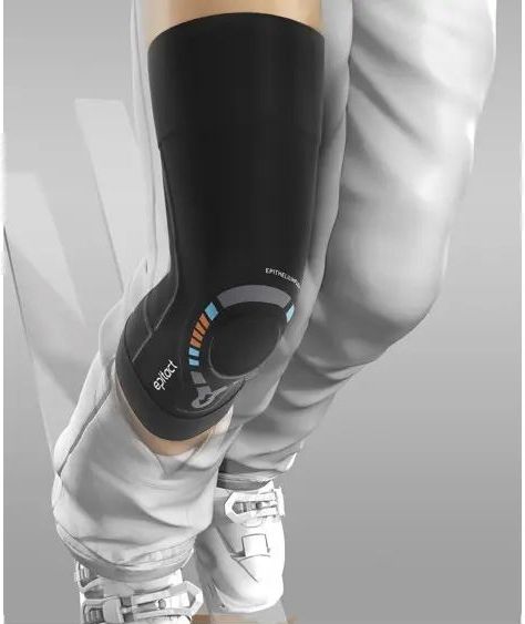 Epitact - Kniebandage - Zwart - Silicoon - Reflex Weefsel