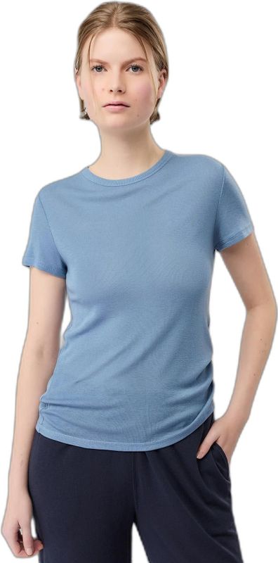 Wollen T-shirt - Mandala - Dames - Slim-fit - Korte Mouwen