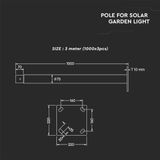 Solarlampen - Accessoires - IP65 - Zwart