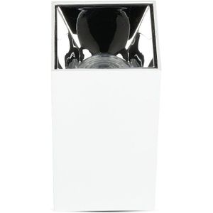 V-TAC LED Spots - Opbouwbevestigingen - GU10 - IP20 - Wit + Chroom