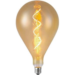 V-TAC LED Lamp - E27 - Spiraalvormige gloeidraad - IP20 - Amber - 4W - 250 Lumen - 2700K