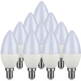 LED - E14 Lampjes - Warm Wit - 10 Stuks - 3,7 Watt