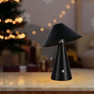 Oplaadbare tafellamp - IP20 - Zwart - 3W - 200 Lumen - 3 In 1